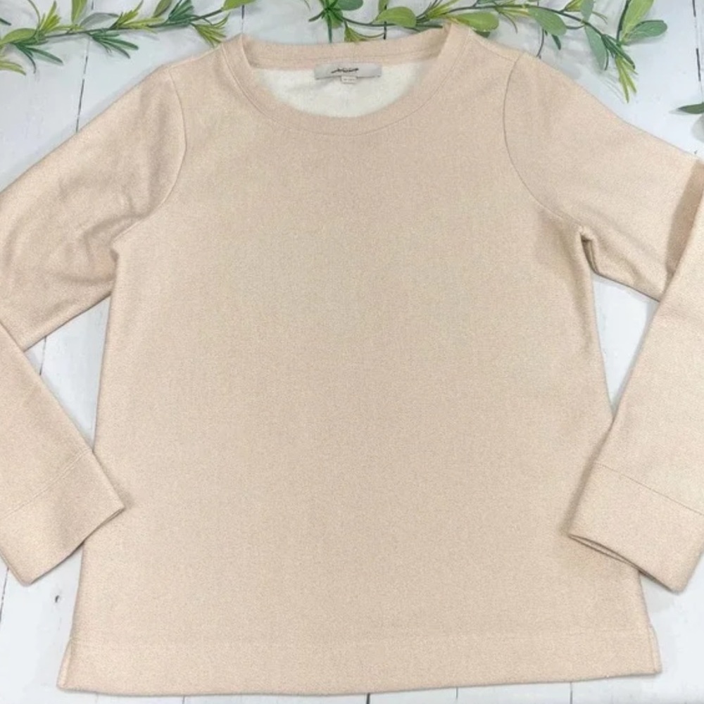 LOFT Sweater in Pink Shimmer